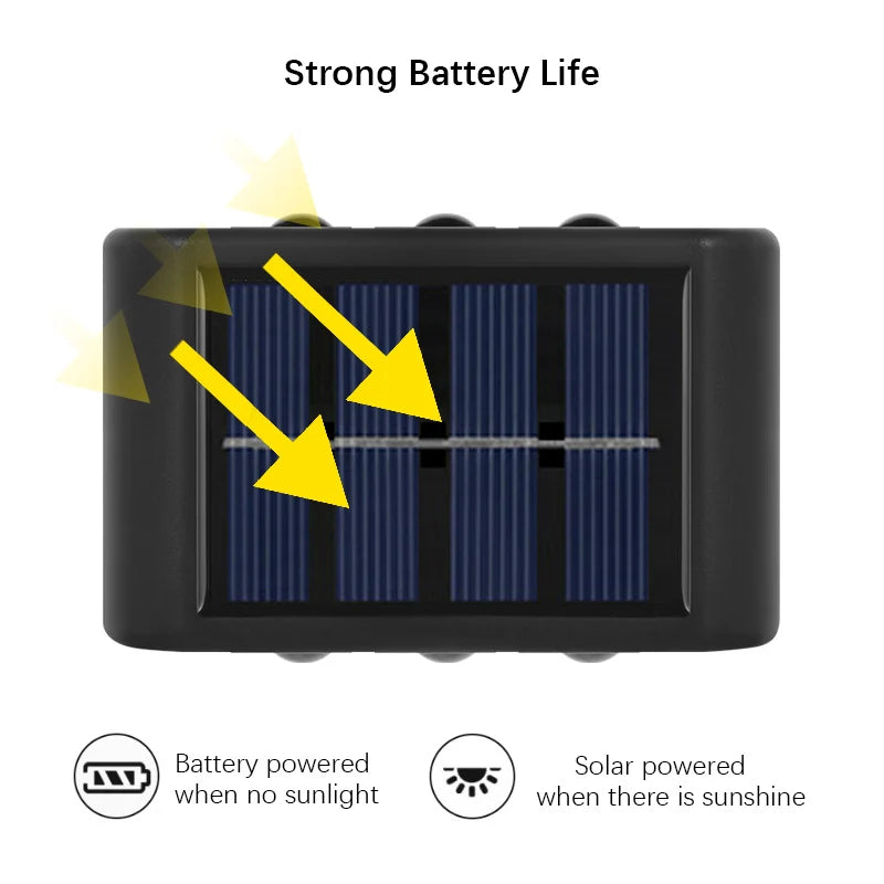 1+1 Offert | Sélya™ — Lampe murale solaire d'extérieur