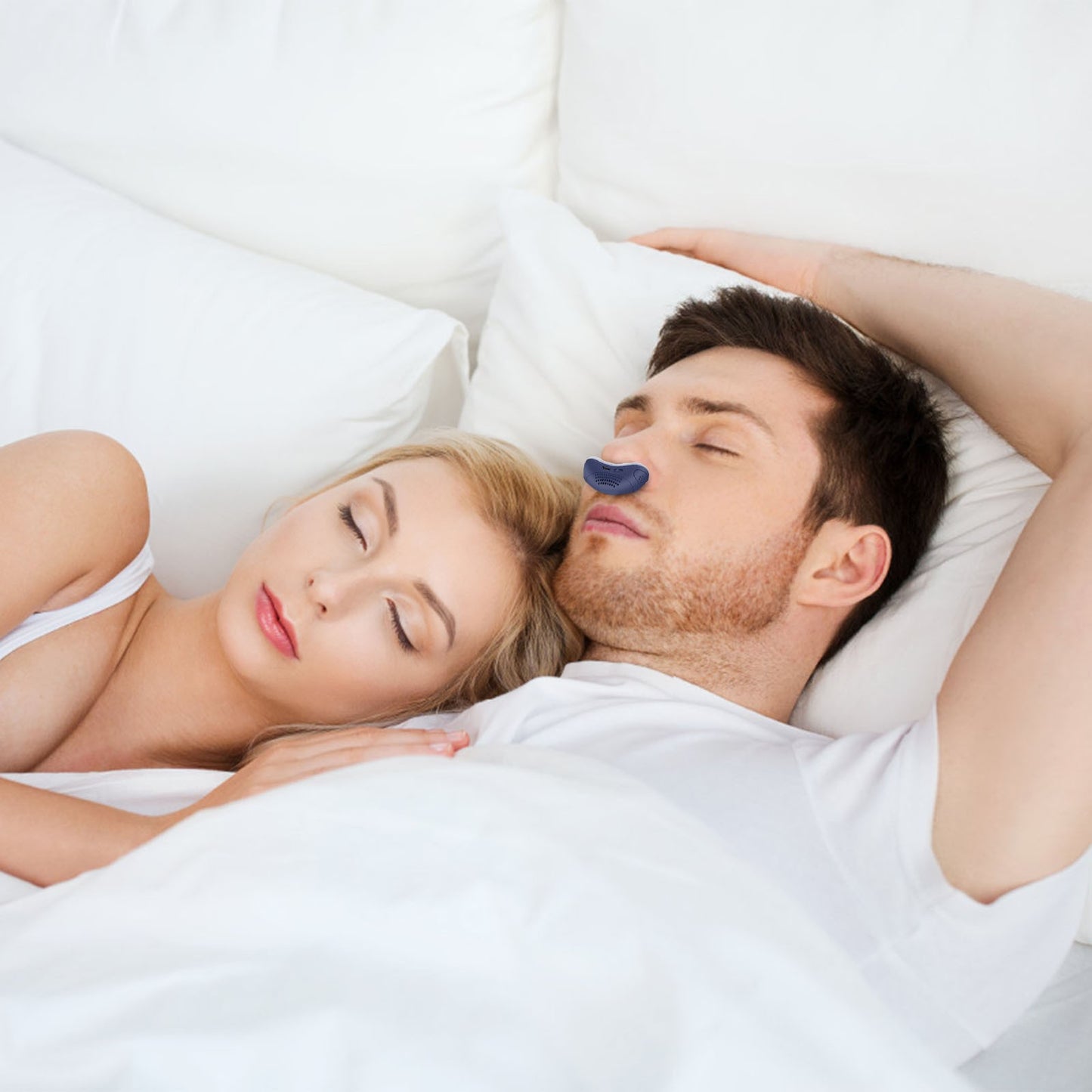 Dispositif Micro CPAP contre l'apnée du sommeil en voyage