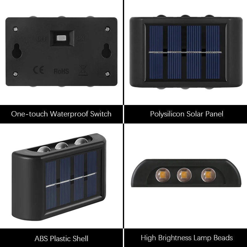 1+1 Offert | Sélya™ — Lampe murale solaire d'extérieur