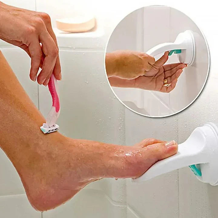 Repose-pied de douche pratique pour un confort optimal